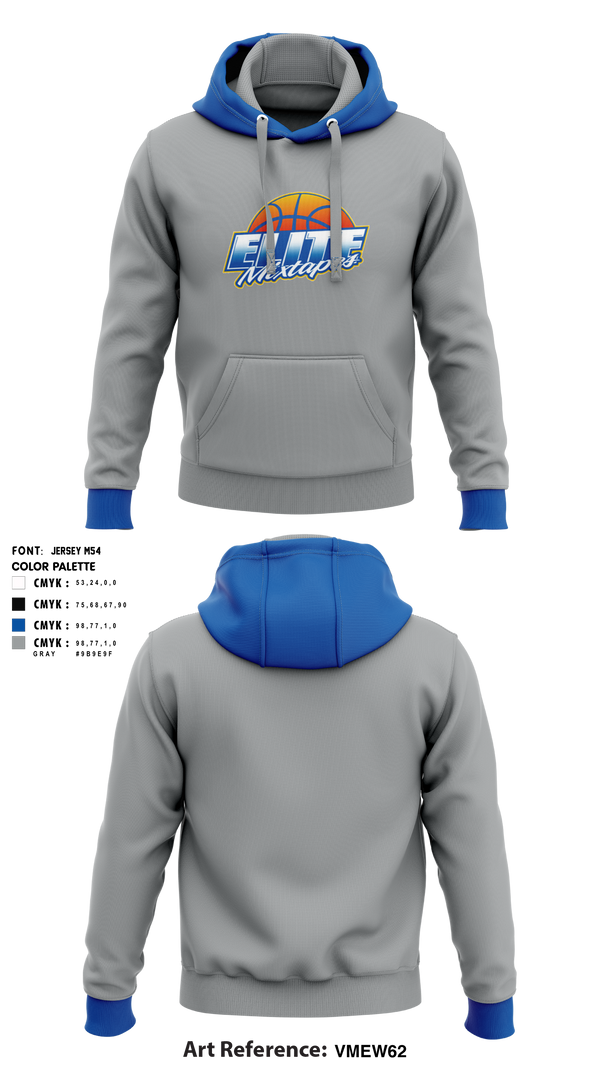 Hoodie, Elite Mixtapes, Men's Basketball, Teamtime, Team time, sublimation, custom sports apparel, team uniforms, spirit wear, spiritwear, sports uniforms, custom shirts, team store, custom team store, fundraiser sports, apparel fundraiser