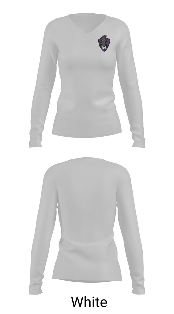 Womens Long Sleeve Vneck Shirt, Iron Horses, Men's Lacrosse, Teamtime, Team time, sublimation, custom sports apparel, team uniforms, spirit wear, spiritwear, sports uniforms, custom shirts, team store, custom team store, fundraiser sports, apparel fundraiser