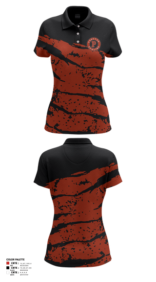 Womens Short Sleeve Performance Polo, Proctor Raiders, Bowling, Teamtime, Team time, sublimation, custom sports apparel, team uniforms, spirit wear, spiritwear, sports uniforms, custom shirts, team store, custom team store, fundraiser sports, apparel fundraiser