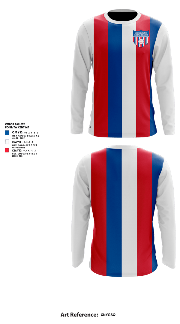 Long Sleeve Performance Shirt, Chicago Suburban Baseball League, Baseball, Teamtime, Team time, sublimation, custom sports apparel, team uniforms, spirit wear, spiritwear, sports uniforms, custom shirts, team store, custom team store, fundraiser sports, apparel fundraiser