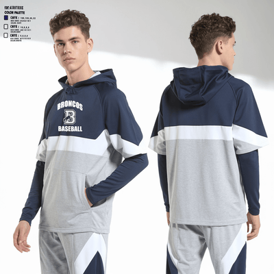 Burrillville High School Broncos Baseball 5359467 Hoodie - 2 (1)