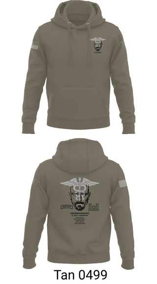 Hoodie, Heisenberg’s, Army, Teamtime, Team time, sublimation, custom sports apparel, team uniforms, spirit wear, spiritwear, sports uniforms, custom shirts, team store, custom team store, fundraiser sports, apparel fundraiser