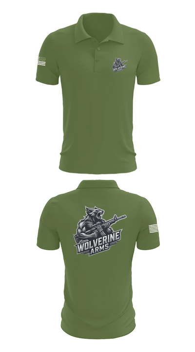 Wolverine Arms 65680976 Short Sleeve Performance Polo - 21