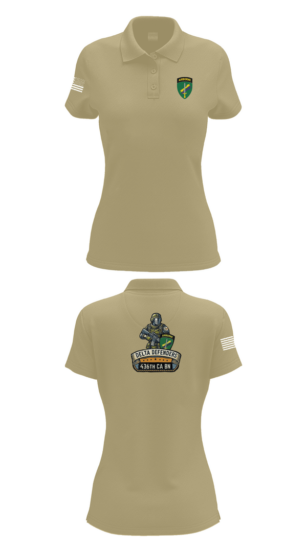 Womens Short Sleeve Performance Polo, D Co 436th CA BN, , Teamtime, Team time, sublimation, custom sports apparel, team uniforms, spirit wear, spiritwear, sports uniforms, custom shirts, team store, custom team store, fundraiser sports, apparel fundraiser