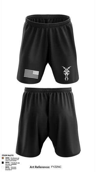 Athletic Shorts With Pockets, Apocalypse Platoon, , Teamtime, Team time, sublimation, custom sports apparel, team uniforms, spirit wear, spiritwear, sports uniforms, custom shirts, team store, custom team store, fundraiser sports, apparel fundraiser