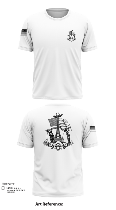 Paris Army Recruiting Station 19666894 Short Sleeve Performance Shirt - 102 (1)