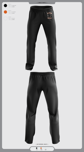 Sweatpants, Superior Panthers, Baseball, Teamtime, Team time, sublimation, custom sports apparel, team uniforms, spirit wear, spiritwear, sports uniforms, custom shirts, team store, custom team store, fundraiser sports, apparel fundraiser