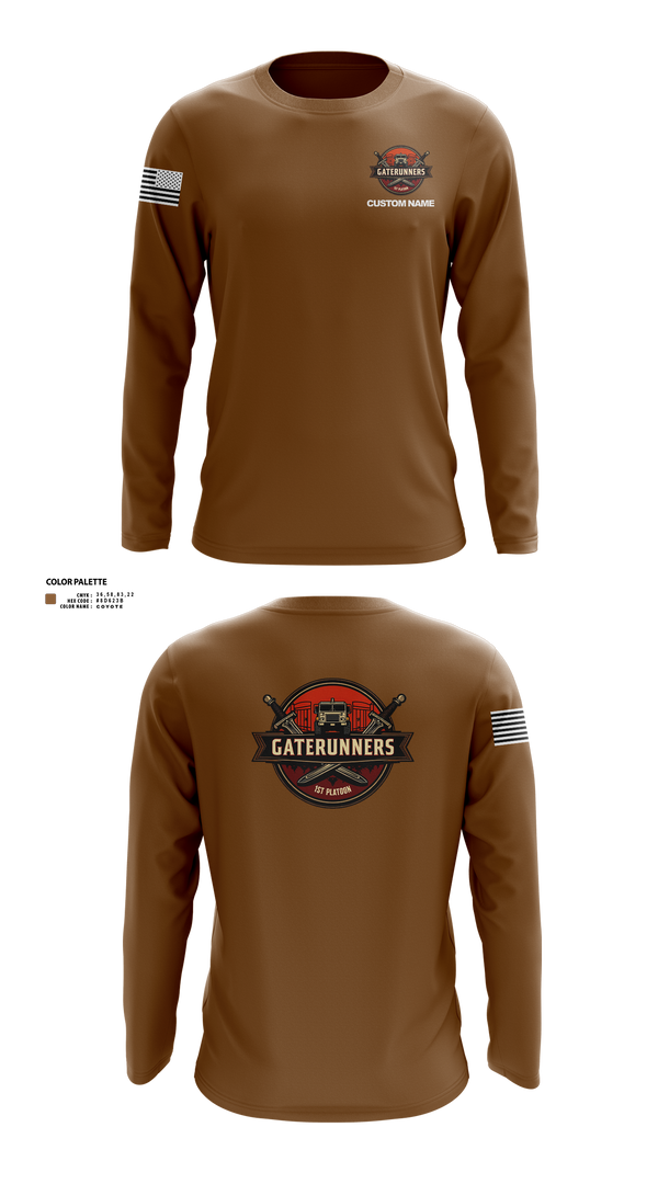 Long Sleeve Performance Shirt, C Co 541st, Army, Teamtime, Team time, sublimation, custom sports apparel, team uniforms, spirit wear, spiritwear, sports uniforms, custom shirts, team store, custom team store, fundraiser sports, apparel fundraiser