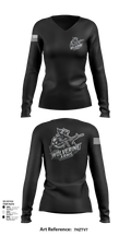 Wolverine Arms 65680976 Women's Long Sleeve V-neck Shirt - 57