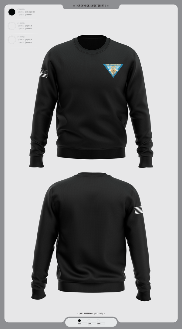 Crew Neck Sweatshirt, Montgomery County Police Peer Support Team, Police, Teamtime, Team time, sublimation, custom sports apparel, team uniforms, spirit wear, spiritwear, sports uniforms, custom shirts, team store, custom team store, fundraiser sports, apparel fundraiser