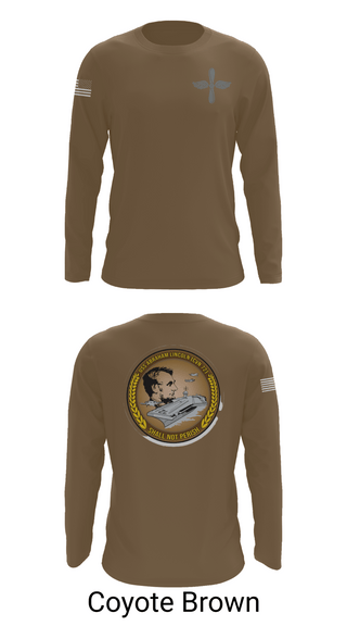 Long Sleeve Performance Shirt, CVN 72 Abraham Lincoln, , Teamtime, Team time, sublimation, custom sports apparel, team uniforms, spirit wear, spiritwear, sports uniforms, custom shirts, team store, custom team store, fundraiser sports, apparel fundraiser