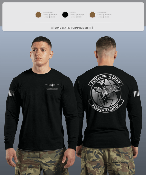 Long Sleeve Performance Shirt, FLYING CREW CHIEFS, , Teamtime, Team time, sublimation, custom sports apparel, team uniforms, spirit wear, spiritwear, sports uniforms, custom shirts, team store, custom team store, fundraiser sports, apparel fundraiser