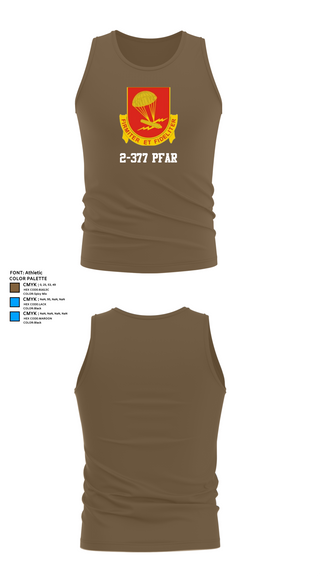 Tank Top, 2-377 PFAR, Army, Teamtime, Team time, sublimation, custom sports apparel, team uniforms, spirit wear, spiritwear, sports uniforms, custom shirts, team store, custom team store, fundraiser sports, apparel fundraiser