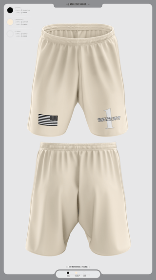 Athletic Shorts With Pockets, Battalion 1, , Teamtime, Team time, sublimation, custom sports apparel, team uniforms, spirit wear, spiritwear, sports uniforms, custom shirts, team store, custom team store, fundraiser sports, apparel fundraiser