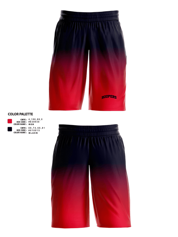 Mens Basketball Shorts, Hoopers, Men's Basketball, Teamtime, Team time, sublimation, custom sports apparel, team uniforms, spirit wear, spiritwear, sports uniforms, custom shirts, team store, custom team store, fundraiser sports, apparel fundraiser