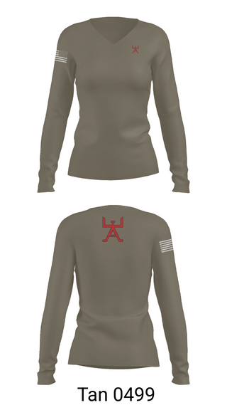 Womens Long Sleeve Vneck Shirt, 355 CES, Air Force, Teamtime, Team time, sublimation, custom sports apparel, team uniforms, spirit wear, spiritwear, sports uniforms, custom shirts, team store, custom team store, fundraiser sports, apparel fundraiser