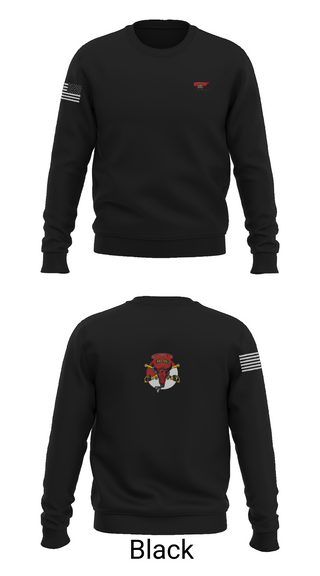 Crew Neck Sweatshirt, 1/113 CAV B-Troop, Army, Teamtime, Team time, sublimation, custom sports apparel, team uniforms, spirit wear, spiritwear, sports uniforms, custom shirts, team store, custom team store, fundraiser sports, apparel fundraiser