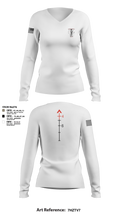 WIARNG Marksmanship 12854544 Women's Long Sleeve V-neck Shirt - 109