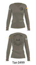 132d MRBC, 579th EN BN, 49th MP DIV 50518216 Women's Long Sleeve V-neck Shirt - 73