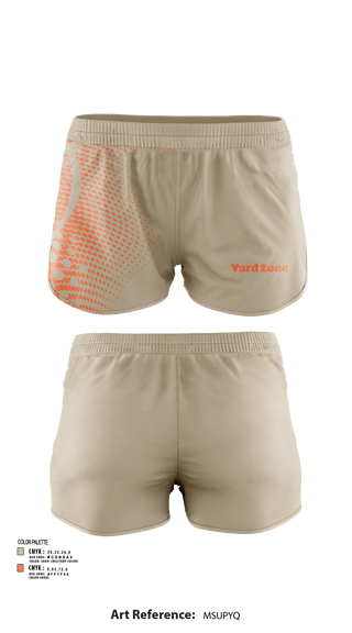 Womens Shorts, Yard Zone, , Teamtime, Team time, sublimation, custom sports apparel, team uniforms, spirit wear, spiritwear, sports uniforms, custom shirts, team store, custom team store, fundraiser sports, apparel fundraiser