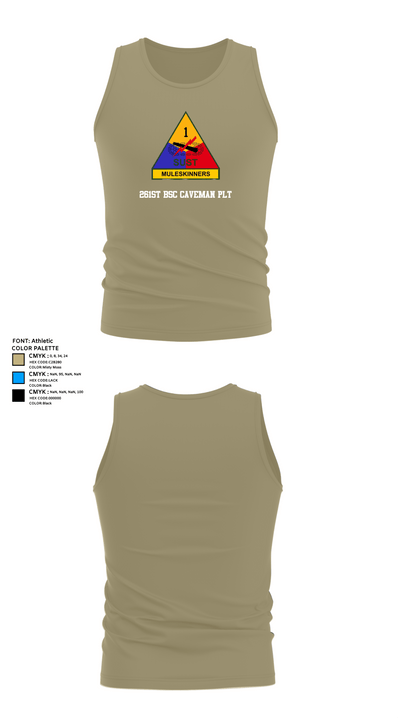 261st BSC CAVEMAN PLT 28746409 Tank Top - 99