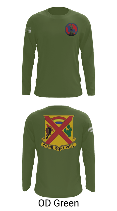 Charley troop 2-108 CAV 33316254 Long Sleeve Performance Shirt 44