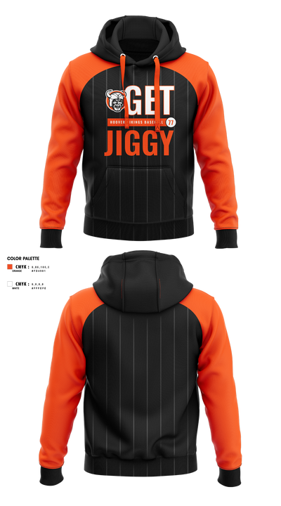 North Canton Hoover Vikings 97031939 Hoodie - 10