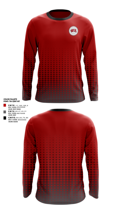 West Allegheny Marching Pride Band 50322871 Long Sleeve Performance Shirt 1