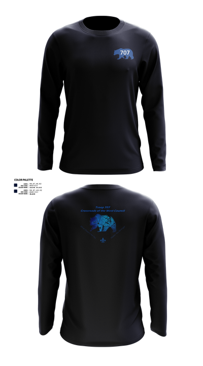 The Baden Powell Legacy Foundation 95358707 Long Sleeve Performance Shirt 1