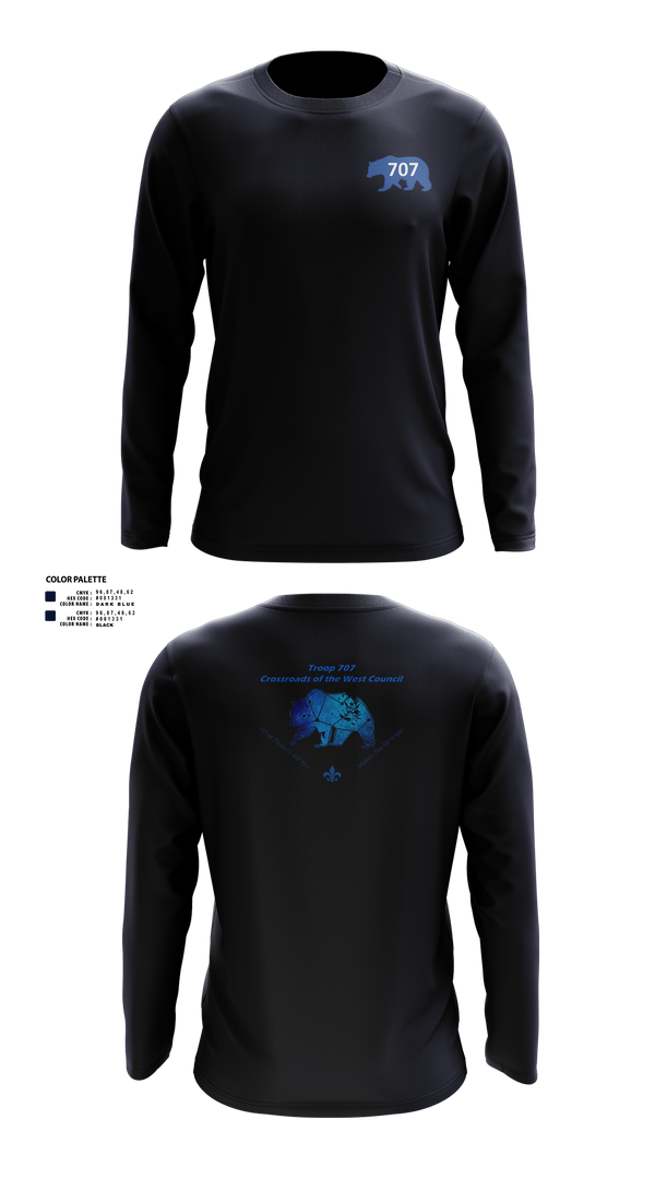Long Sleeve Performance Shirt, The Baden Powell Legacy Foundation, , Teamtime, Team time, sublimation, custom sports apparel, team uniforms, spirit wear, spiritwear, sports uniforms, custom shirts, team store, custom team store, fundraiser sports, apparel fundraiser