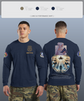 U.S. Air Force Office of Special Investigations Region 3 Base Honor Guard Long Sleeve Performance Shirt 4