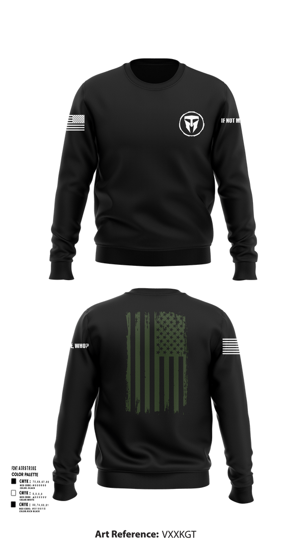 Crew Neck Sweatshirt, Travis Manion, , Teamtime, Team time, sublimation, custom sports apparel, team uniforms, spirit wear, spiritwear, sports uniforms, custom shirts, team store, custom team store, fundraiser sports, apparel fundraiser