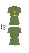 38th ADA BDE 15274491 Women's Short Sleeve V-neck Shirt - 44