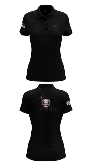 Womens Short Sleeve Performance Polo, 526th ECC Desperados FMT, , Teamtime, Team time, sublimation, custom sports apparel, team uniforms, spirit wear, spiritwear, sports uniforms, custom shirts, team store, custom team store, fundraiser sports, apparel fundraiser