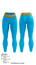 Detroit PAL Flag Football 4617701 Womens Leggings - 1 (1)