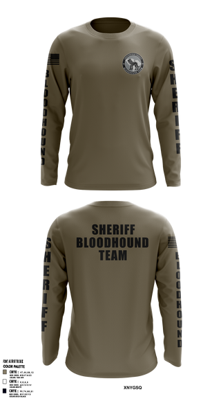 Long Sleeve Performance Shirt, Chesterfield County Sheriff Office, Police, Teamtime, Team time, sublimation, custom sports apparel, team uniforms, spirit wear, spiritwear, sports uniforms, custom shirts, team store, custom team store, fundraiser sports, apparel fundraiser