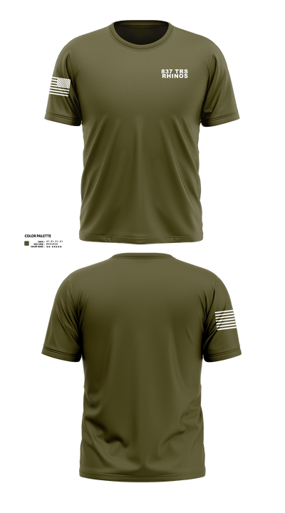 837 TRS Rhinos 90584880 Old School Cotton Feel Shirt - 3