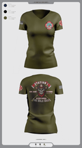 PVFR 34232026 Women's Short Sleeve V-neck Shirt - 6