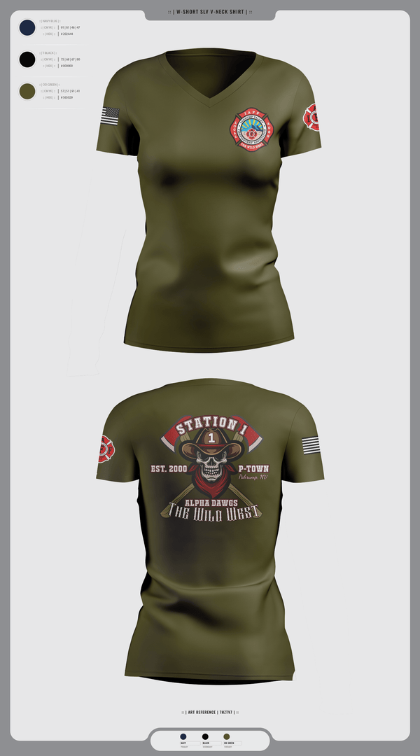 Womens Short Sleeve Vneck Shirt, PVFR, Fire Department, Teamtime, Team time, sublimation, custom sports apparel, team uniforms, spirit wear, spiritwear, sports uniforms, custom shirts, team store, custom team store, fundraiser sports, apparel fundraiser
