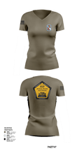198th Infantry Training Brigade Women's Short Sleeve V-neck Shirt - 6 (1)