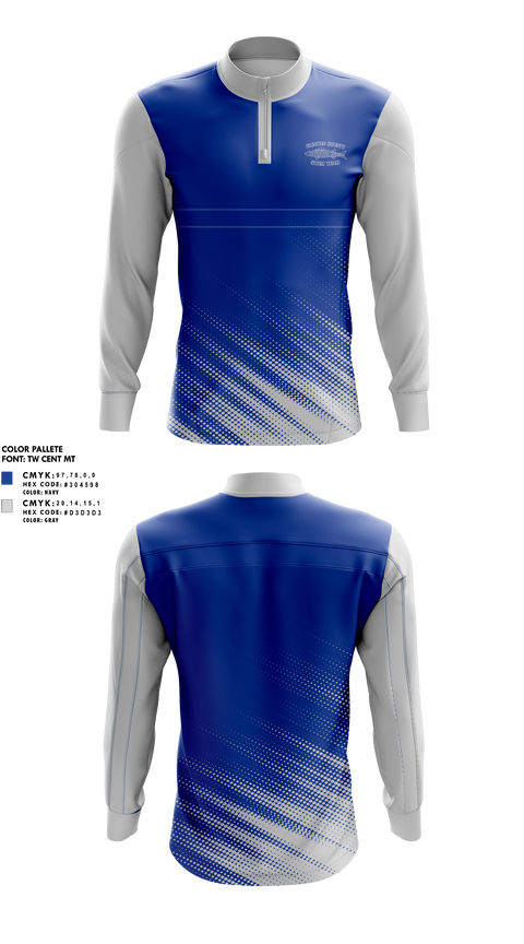 Quarter Zip Jacket, Clinton Barracudas Swim, Swimming, Teamtime, Team time, sublimation, custom sports apparel, team uniforms, spirit wear, spiritwear, sports uniforms, custom shirts, team store, custom team store, fundraiser sports, apparel fundraiser