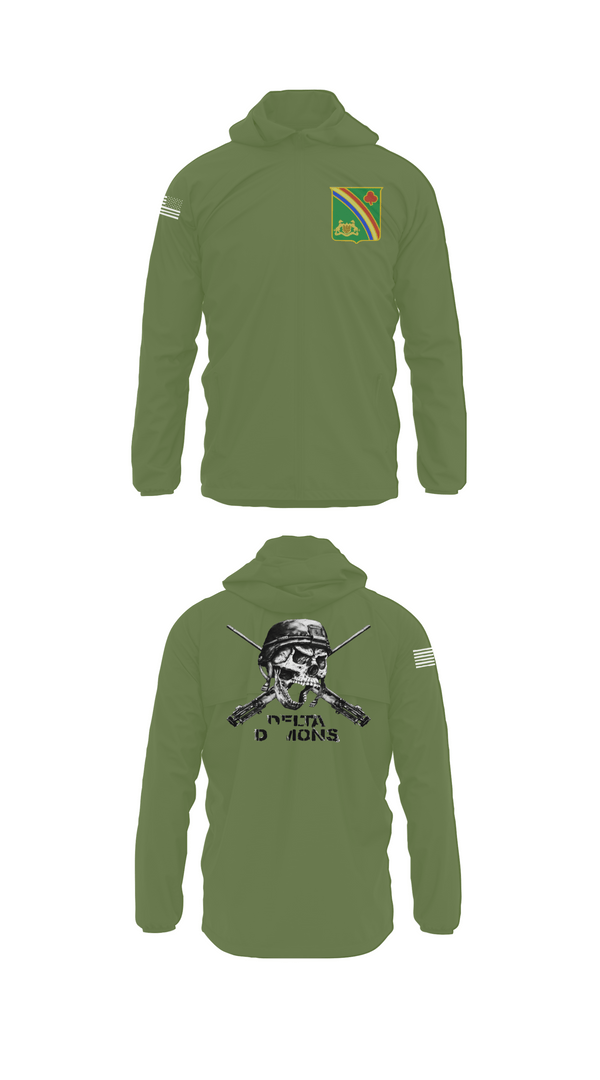 Windbreaker, 1st Battalion 69th Infantry Regiment, Army, Teamtime, Team time, sublimation, custom sports apparel, team uniforms, spirit wear, spiritwear, sports uniforms, custom shirts, team store, custom team store, fundraiser sports, apparel fundraiser