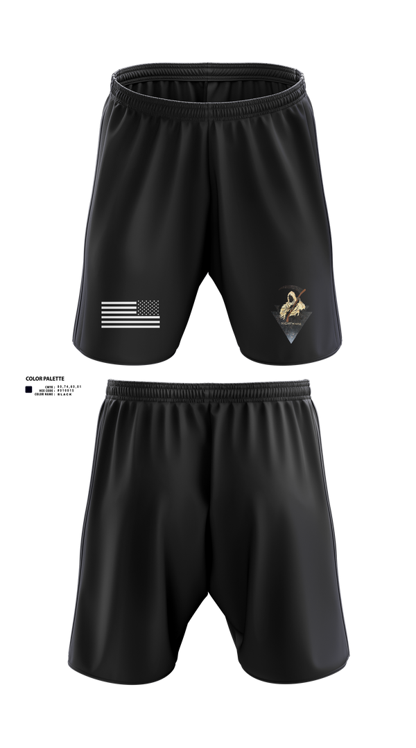 Athletic Shorts With Pockets, Nightmare PLT, , Teamtime, Team time, sublimation, custom sports apparel, team uniforms, spirit wear, spiritwear, sports uniforms, custom shirts, team store, custom team store, fundraiser sports, apparel fundraiser