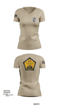 198th Infantry Training Brigade Women's Short Sleeve V-neck Shirt - 7 (1)