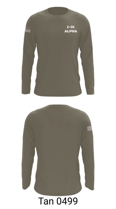 1-31 ALPHA 58209516 Long Sleeve Performance Shirt 66