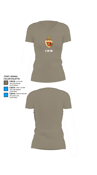 Womens Short Sleeve Vneck Shirt, 3 EN BN, , Teamtime, Team time, sublimation, custom sports apparel, team uniforms, spirit wear, spiritwear, sports uniforms, custom shirts, team store, custom team store, fundraiser sports, apparel fundraiser