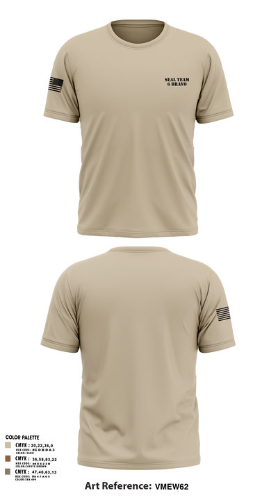 seal team 6 bravo 34362498 Short Sleeve Performance Shirt - 1