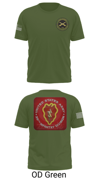 Old School Cotton Feel Shirt, 25th infantry division C-Btry 1/8 FA, , Teamtime, Team time, sublimation, custom sports apparel, team uniforms, spirit wear, spiritwear, sports uniforms, custom shirts, team store, custom team store, fundraiser sports, apparel fundraiser
