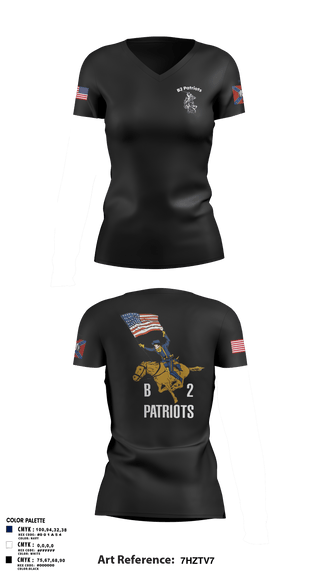 Womens Short Sleeve Vneck Shirt, B2 Patriots sports, Army, Teamtime, Team time, sublimation, custom sports apparel, team uniforms, spirit wear, spiritwear, sports uniforms, custom shirts, team store, custom team store, fundraiser sports, apparel fundraiser