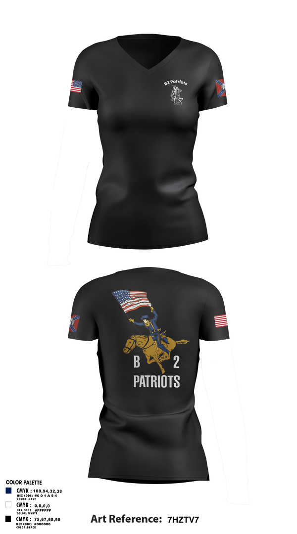 Womens Short Sleeve Vneck Shirt, B2 Patriots sports, Army, Teamtime, Team time, sublimation, custom sports apparel, team uniforms, spirit wear, spiritwear, sports uniforms, custom shirts, team store, custom team store, fundraiser sports, apparel fundraiser